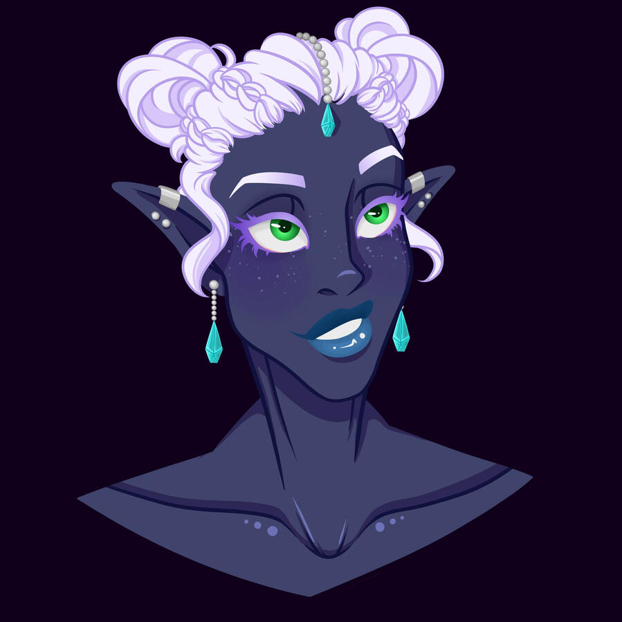 cienryl - full render character belongs to obscurelyscandinavian